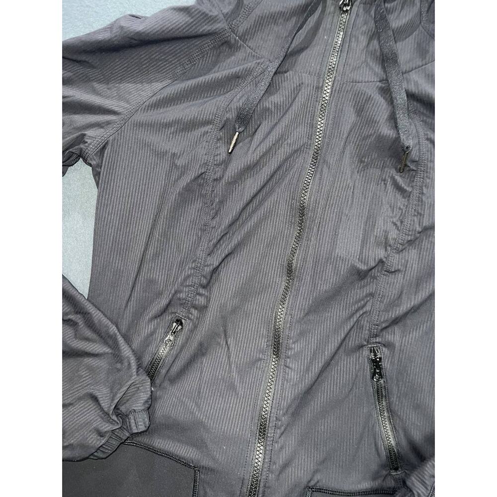 Lululemon Jacket Black Street Y2K Studi Full Zip Train Outdoor Hoodie 10 A009222 - Picture 4 of 12